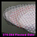 275-284 Flocked Polka Dots