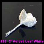 522 White Leaf Velvet 2&quot;