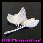 534B Iridescent Leaf 2&quot;